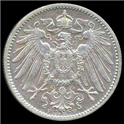 1907F Germany 1 Mark Hi Grade ERROR (COI-8041)