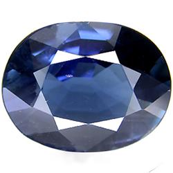 2.70ct Natural Oval Ceylon Blue Sapphire VVS (GEM-25027)