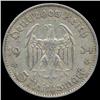1934D Nazi Germany 5 Mark Hi Grade (COI-8195)