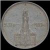 Image 2 : 1934D Nazi Germany 5 Mark Hi Grade (COI-8195)