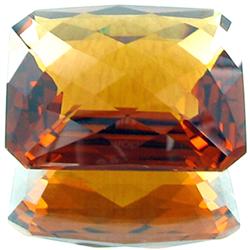 63.5ct Mandarin Orange Citrine Appraised $23k (GEM-27690)