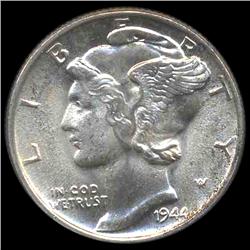 1944 Mercury Dime Gem MS66+ (COI-8406)