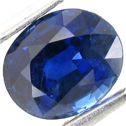 1.86ct Natural Blue Sapphire Oval Cut  (GEM-19645)