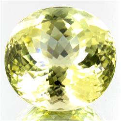 99.12ct Yellow Green Kunzite Appraised $57k (GEM-23636)