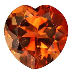 7.76ct Heart Orange Imperial Topaz Appr Est $19k (GEM-27750)