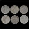 Image 2 : 1936 Mercury Dimes Hi Grade Lot of 6 (COI-8447)