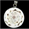 Image 1 : Sterling Shell Round Pendant (JEW-2021)