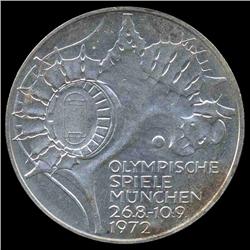 1972F Germany Silver 10 Mark BU (COI-8545)