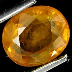 3.08ct Yellow Thailand Sapphire Oval (GEM-23718)