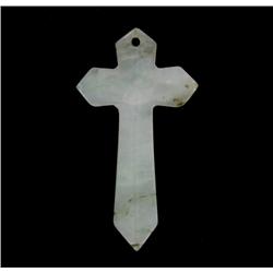56.34ct Burmese Imperial Jadeite Cross Pendant (JEW-2034)
