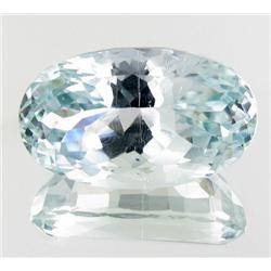 37.14ct Unheated Aqua Blue Kunzite  (GEM-19291)