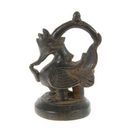 Duck Opium Weight 1920s Bronze Intricate Tooling (ANT-386)