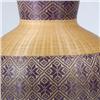 Image 2 : Hand Woven Bamboo Covered Vase (DEC-010)