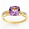 2.65ct Huge Pink Amethyst Diamond 9k Gold Ring (JEW-9344X)