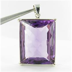 133.6ct Sterling Pendant Amethyst Appr Est $ 27k (JEW-2432)