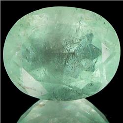 4.78ct Blue Green Columbian Emerald Appraised $21k (GEM-29374)