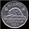 Image 2 : 1956 Canada 5c Hi Grade GEM Unc (COI-7928)