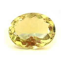 Natural Lemon Topaz Checkered Oval Cut 20x27mm estimated 1 pc per lot 46.72ctw