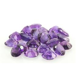 Natural Amethyst Circle Cut AAA 9x9mm estimated 21 pc per lot 49.10ctw