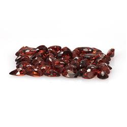 Natural Red Garnet Pear Cut 5x7mm estimated 50 pc per lot 54.51ctw
