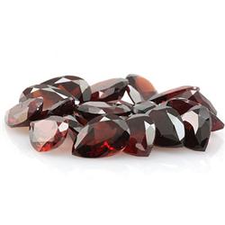 Natural Red Garnet Checkered Pear Cut 7x10mm estimated 49 pc per lot 106.78ctw