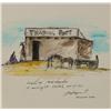 Image 1 : Ted De Grazia, Watercolor & Ink Inside book Troopers West Military & Indian Affairs on the Am Front