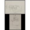 Image 1 : Sandy Ingersoll and Fred Oldfield, original drawings inside  books