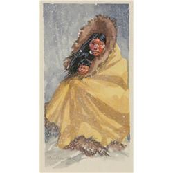 Nancy McLaughlin, Watercolor inside The Western Art of Nancy McLaughlin