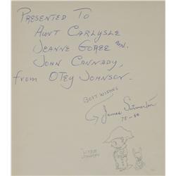 James Swinnerton, Pencil sketch inside the book Hosteen Crotchetty