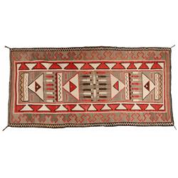 Navajo Teec Nos Pos Weaving, 1920s, 129 x 62