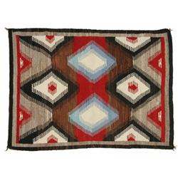 Navajo Weaving, 44 ½ x 60, circa 1940s