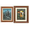 Image 1 : John Jones, two oils on canvas