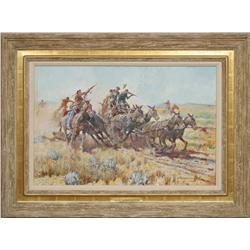 Nick Eggenhofer, gouache