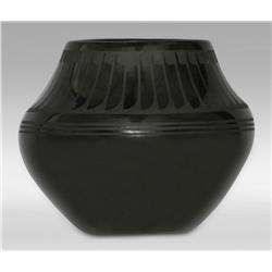 San Ildefonso Pot by Maria and Santana