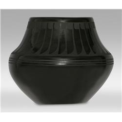 San Ildefonso Pot by Maria and Santana