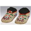 Image 1 : Oto Man’s Floral Beaded Moccasins, circa 1910s