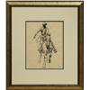Image 2 : Edward Borein, Pair of Pen and Ink Drawings, Marlene Miller letter included