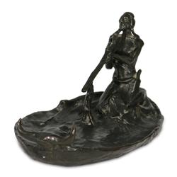 Charles M. Russell, bronze - Roman Bronze Works