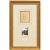 Image 1 : Charles M. Russell, pen and ink, Ginger Renner letter included