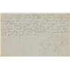 Image 2 : Charles M. Russell, postcard with handwritten note and sketch