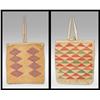 Image 1 : Pair of Nez Perce Corn Husk Bags, circa 1890s
