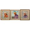 Image 1 : Willis M. Rue, 3 oils on canvas