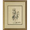 Image 2 : After Charles M. Russell, Four Pen and Ink Drawings