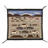 Image 1 : Navajo Pictorial Weaving, 31 x 32, 20th century