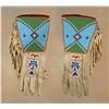 Image 1 : Blackfeet Beaded Gauntlets, Early 20th century