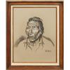 Image 2 : Dave Powell, charcoal drawing and 2 etchings