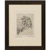 Image 4 : Dave Powell, charcoal drawing and 2 etchings