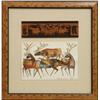 Image 1 : Gene and Rebecca Tobey, watercolor with wood inlay