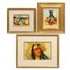Image 1 : Paul Dyck, group of three paintings