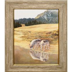 Rouge Guirey Simpson, oil on board